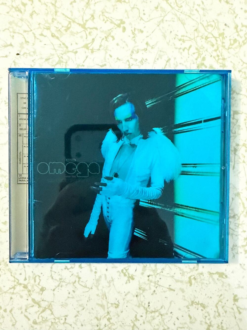 Marilyn Manson Omega CD 1999 Limited Edition Blue Case Nothing Records Complete